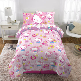 Franco Hello Kitty fitted sheet coordinates with the prints for a cohesive setup