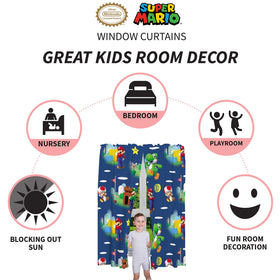 Franco kids room curtains add vibrant color and privacy with soft light.