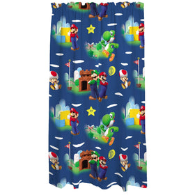 Franco Super Mario drapes designed for kids' rooms, playspaces, and nurseries.
