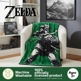 Franco Link in battle mode throw, enhances gaming room aesthetics and warmth.