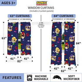 Franco soft microfiber curtains are wrinkle-resistant and easy to care for kids' spaces.