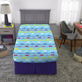 Franco More Friends pattern fitted sheet adds Paw Patrol fun to bedtime.