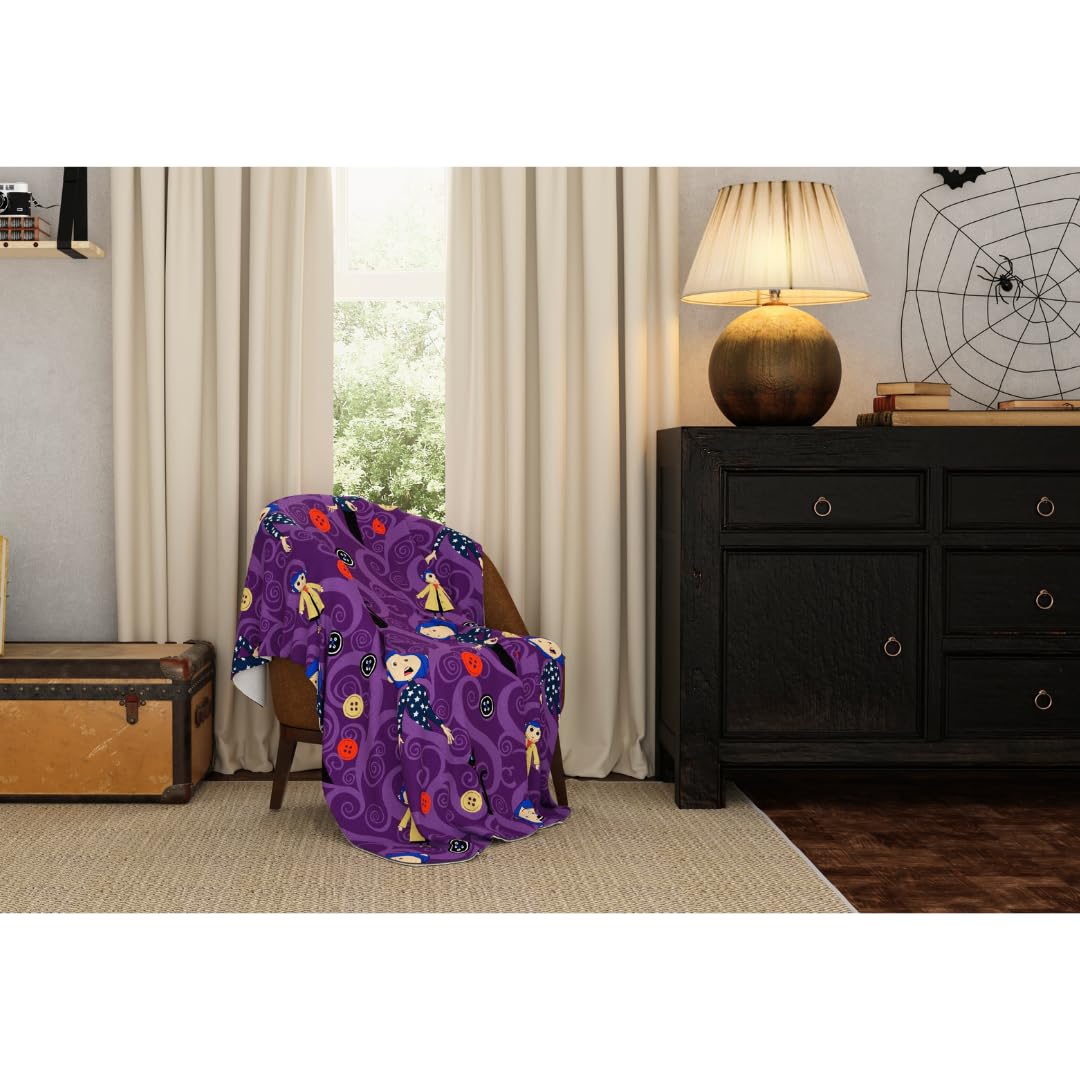Franco officially licensed Coraline throw — gift idea for fans