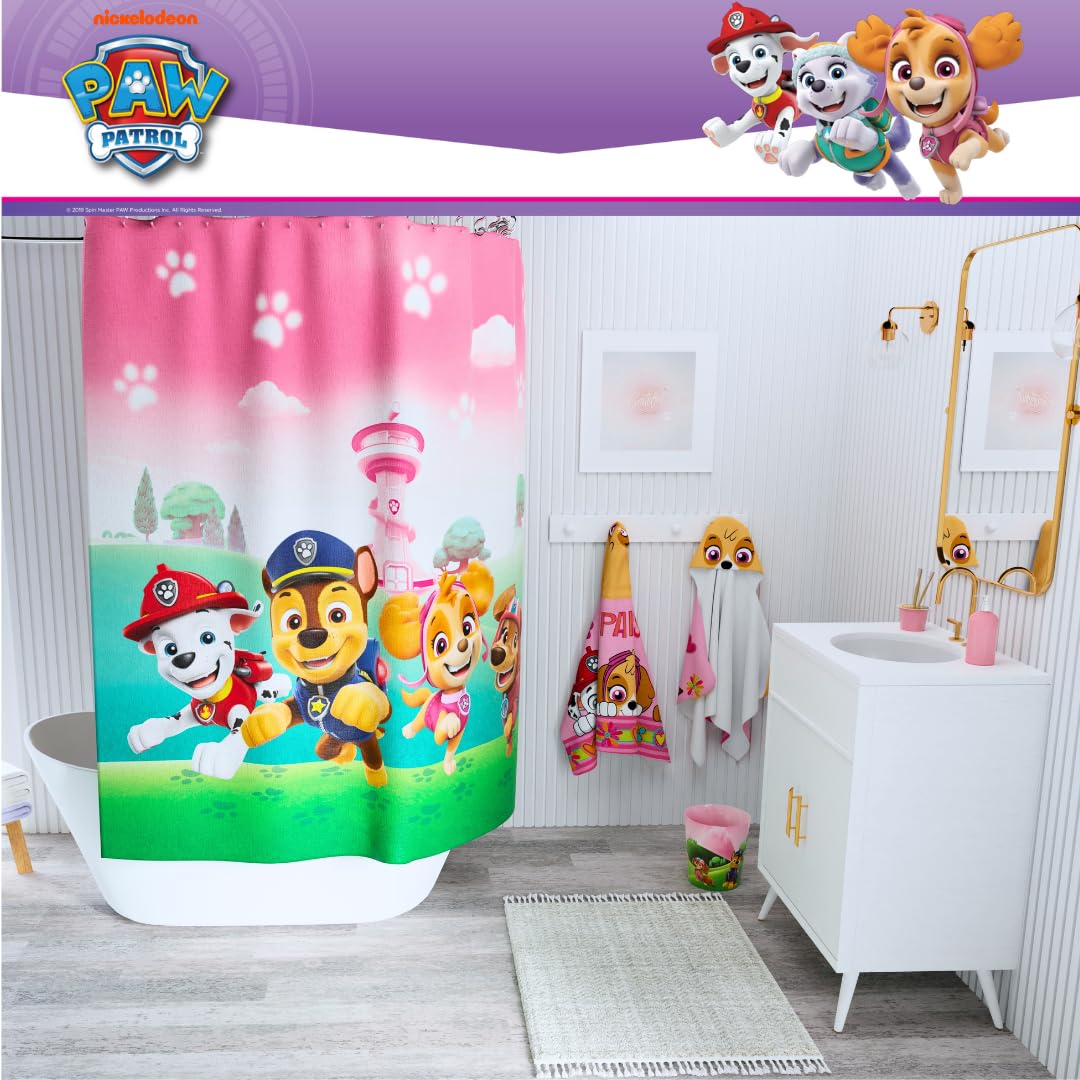 Franco officially licensed Paw Patrol hooded towel for growing kids