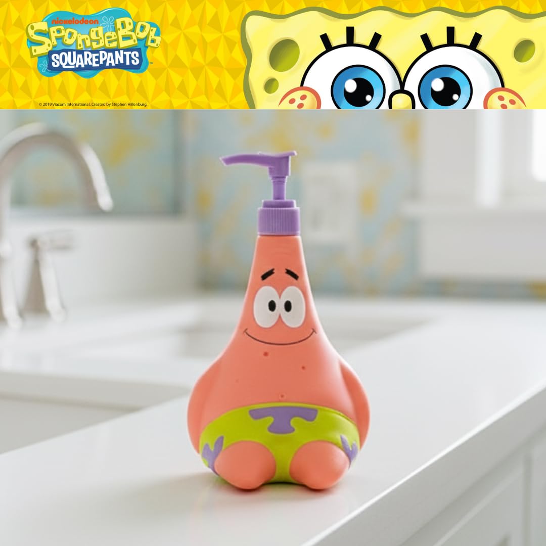 Franco Patrick Star pump dispenser back view shows durable poly resin build.