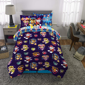 Franco Paw Patrol flat sheet with vivid artwork for easy bedtime storytelling