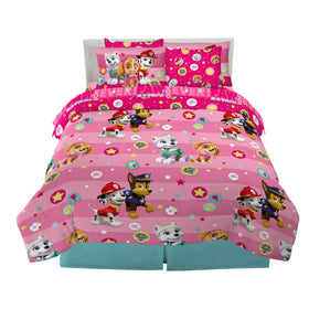 Franco Paw Patrol full-size bedding set with soft comforter for cozy nights.