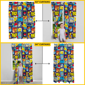 Franco Pokemon curtains soft microfiber fabric supports easy care.