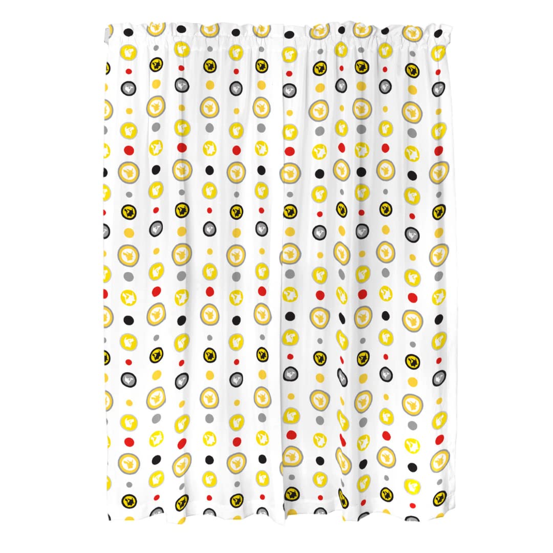 Franco Pokémon Gamer curtains feature a colorful Pokémon design to inspire daily routines.