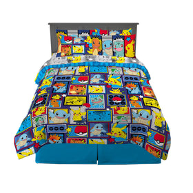 Franco Pokémon Pikachu comic-book comforter front for kids' adventures