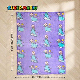 Franco Rosalina Throw design featuring Rosalina and Luma for magical vibes