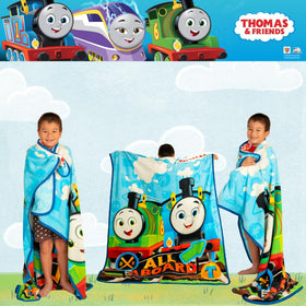 Franco Thomas and Friends throw enhances a child’s bedroom with cozy Thomas decor.