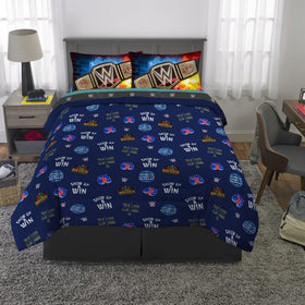 Franco WWE On The Canvas full bedding set designed for full-size beds