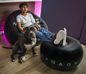 FranFusion inflatable gaming chair is washable and durable for daily use.