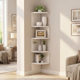 FRAWENLECO shelf holds books and small plants in tight spaces.