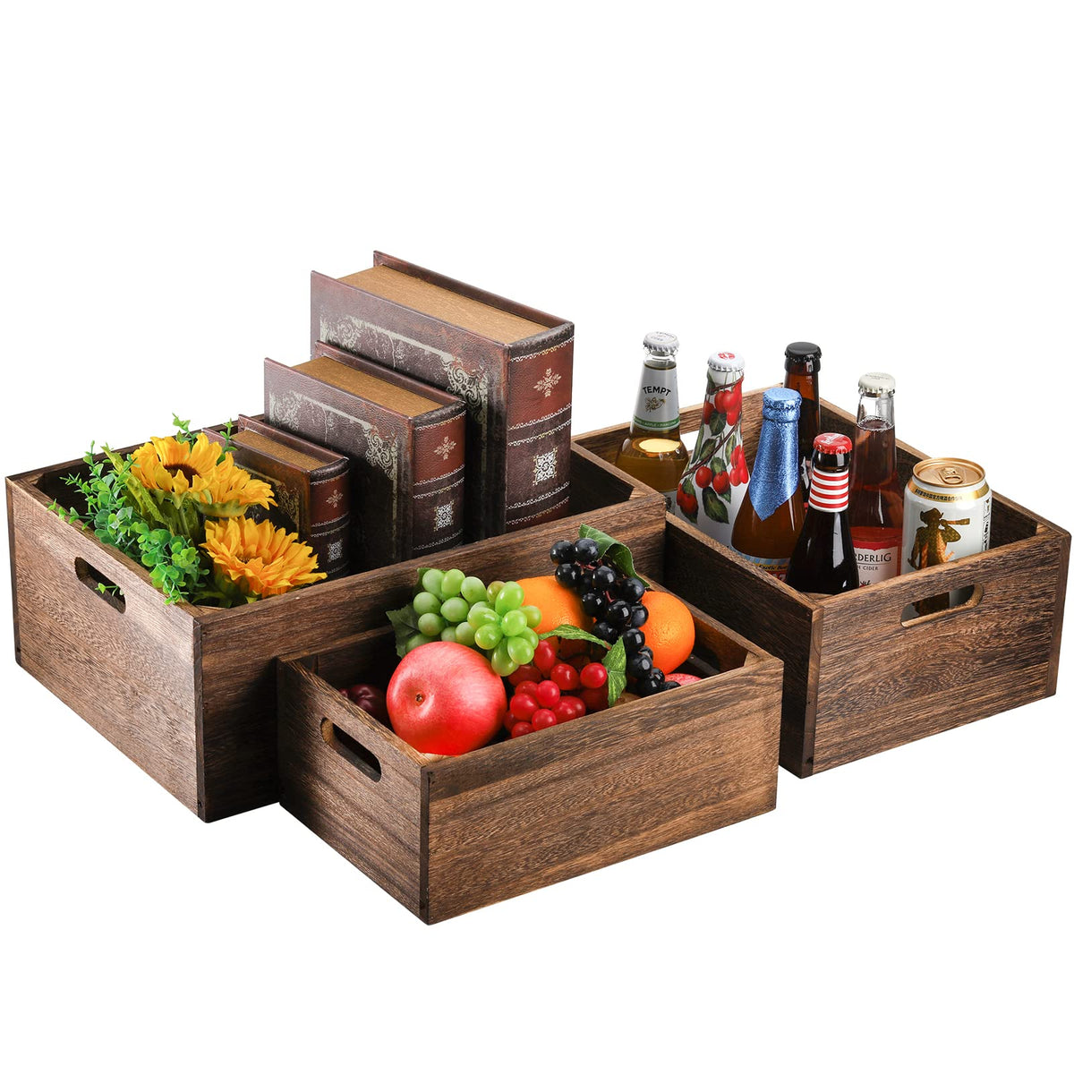 Frcctre nesting crates with handles closeup easy transport