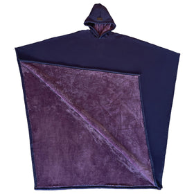 FREE THE SHEEP Eden Hoodie front view shows an oversized cloak for cozy relaxation.