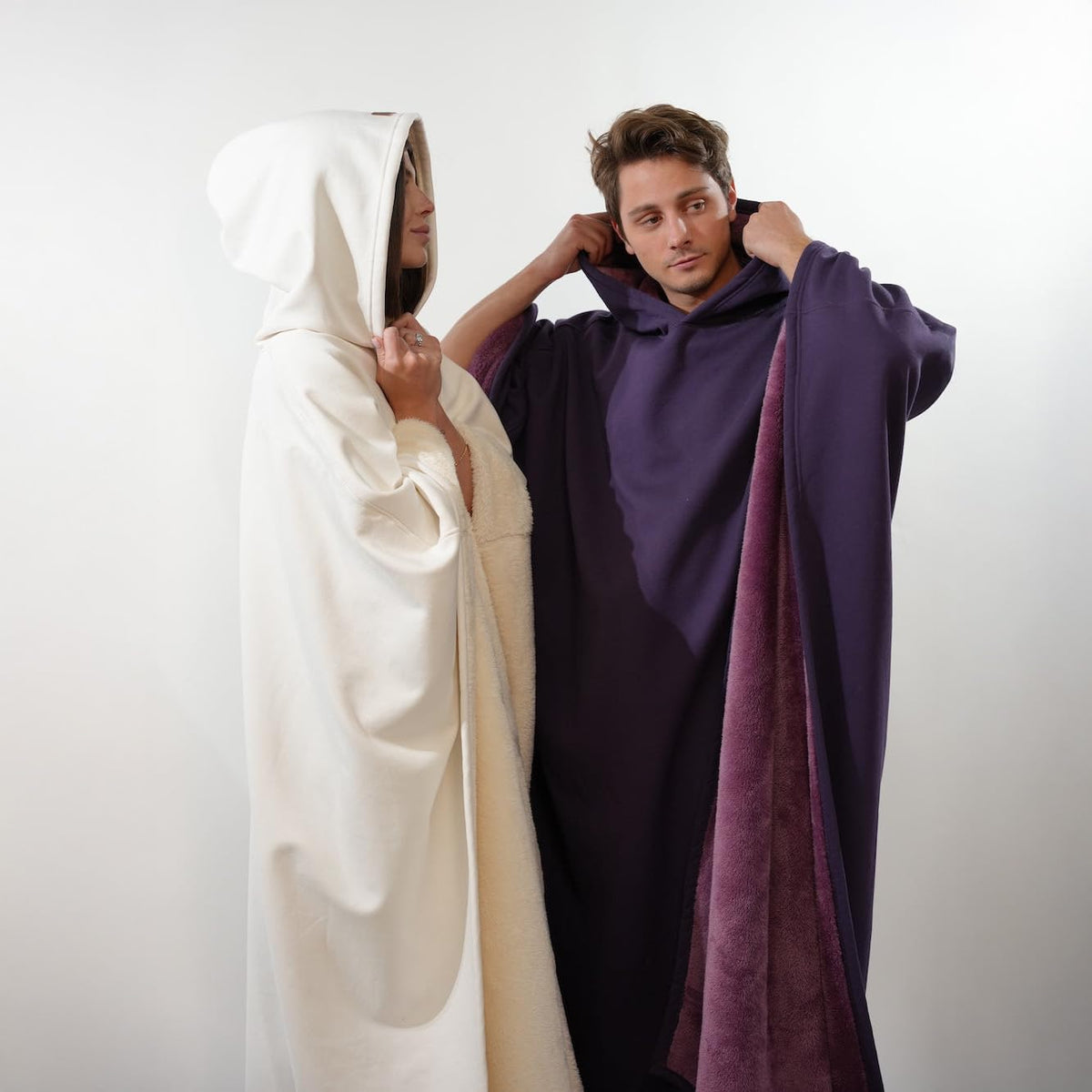 FREE THE SHEEP Eden Hoodie laid flat with scale for size clarity.