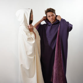 FREE THE SHEEP Eden Hoodie laid flat with scale for size clarity.