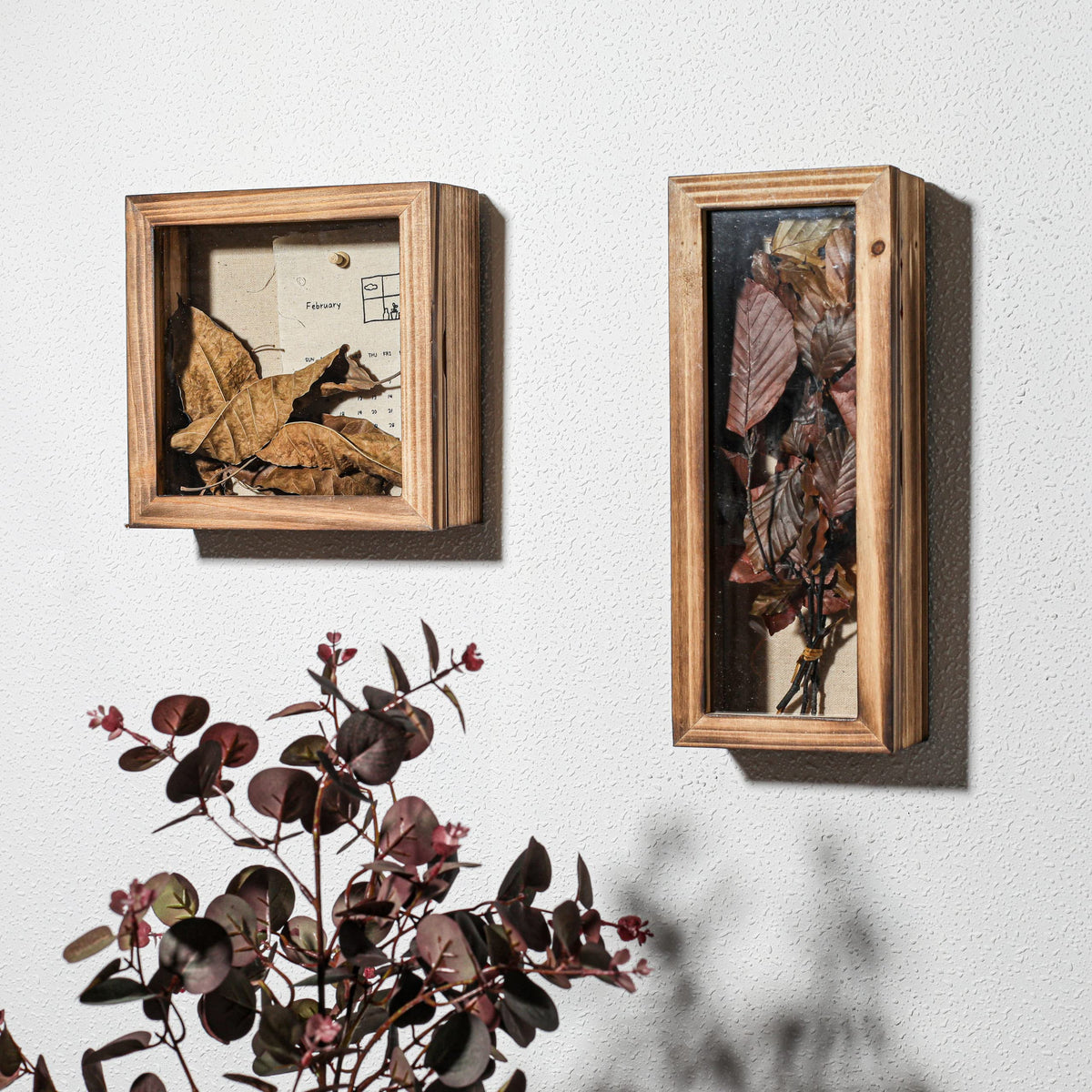 Freezing Point shadow box uses magnetic opening-closing design for easy updates