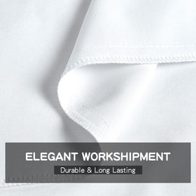 FreshCulture king flat sheets double-brushed fabric for silky softness.