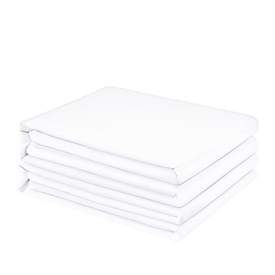 FreshCulture king flat sheets 2-pack packaging for convenient storage.