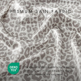Closeup of FreshCulture satin weave showing plush texture