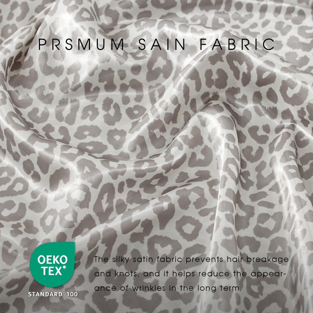 FreshCulture leopard satin close-up texture with luxurious sheen