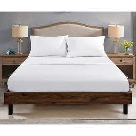FreshCulture twin fitted sheets with a 15-inch deep pocket for a snug fit.