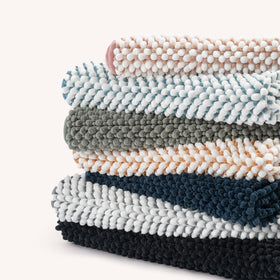 Machine washable mats for easy home care.