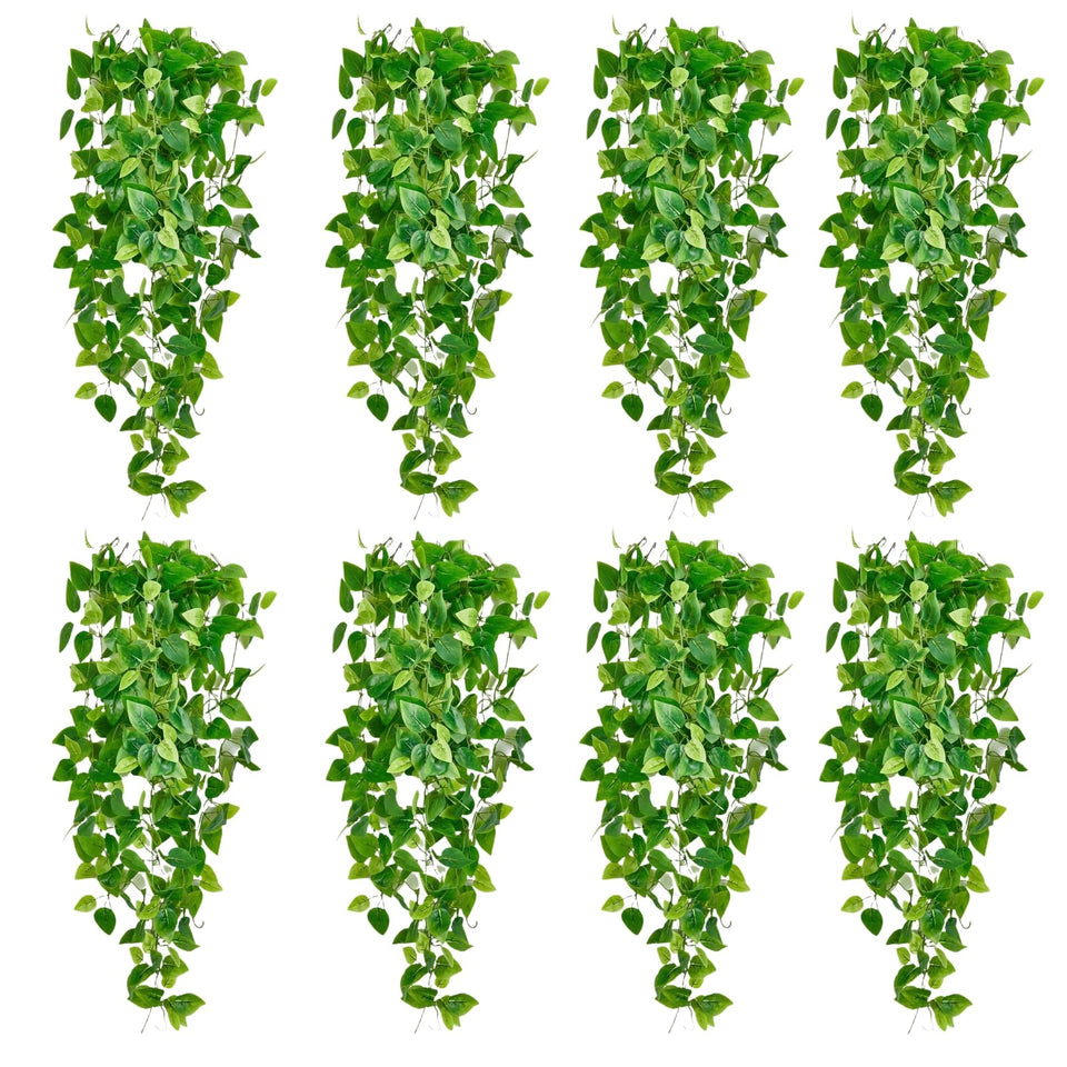 Freylife fake hanging plants ivy greens for year-round color in any space