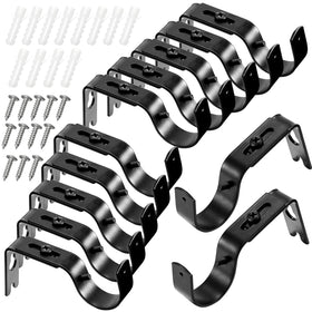 Frienda bracket set with screws and anchors for durable drapery support.