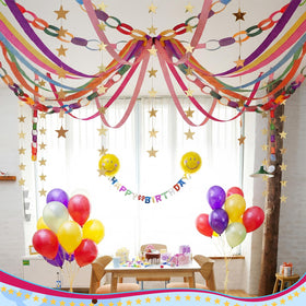 Frienda ceiling decor kit, ready-to-hang, transforms ceilings and walls quickly.