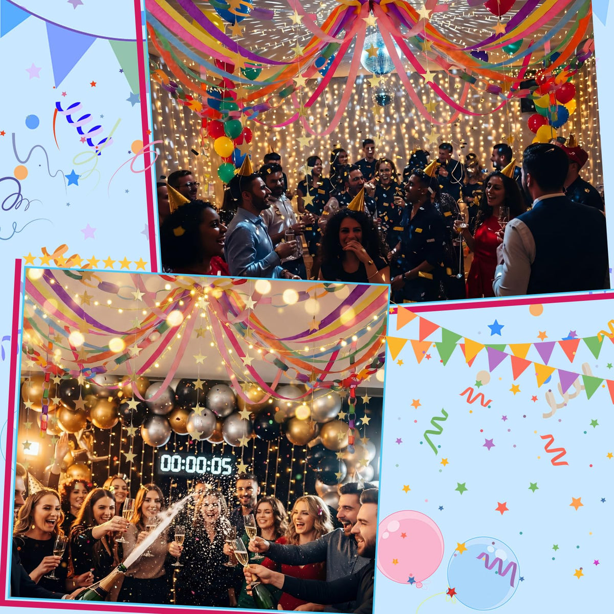 Frienda backdrop kit for events, ideal for creating a photo-friendly setting.