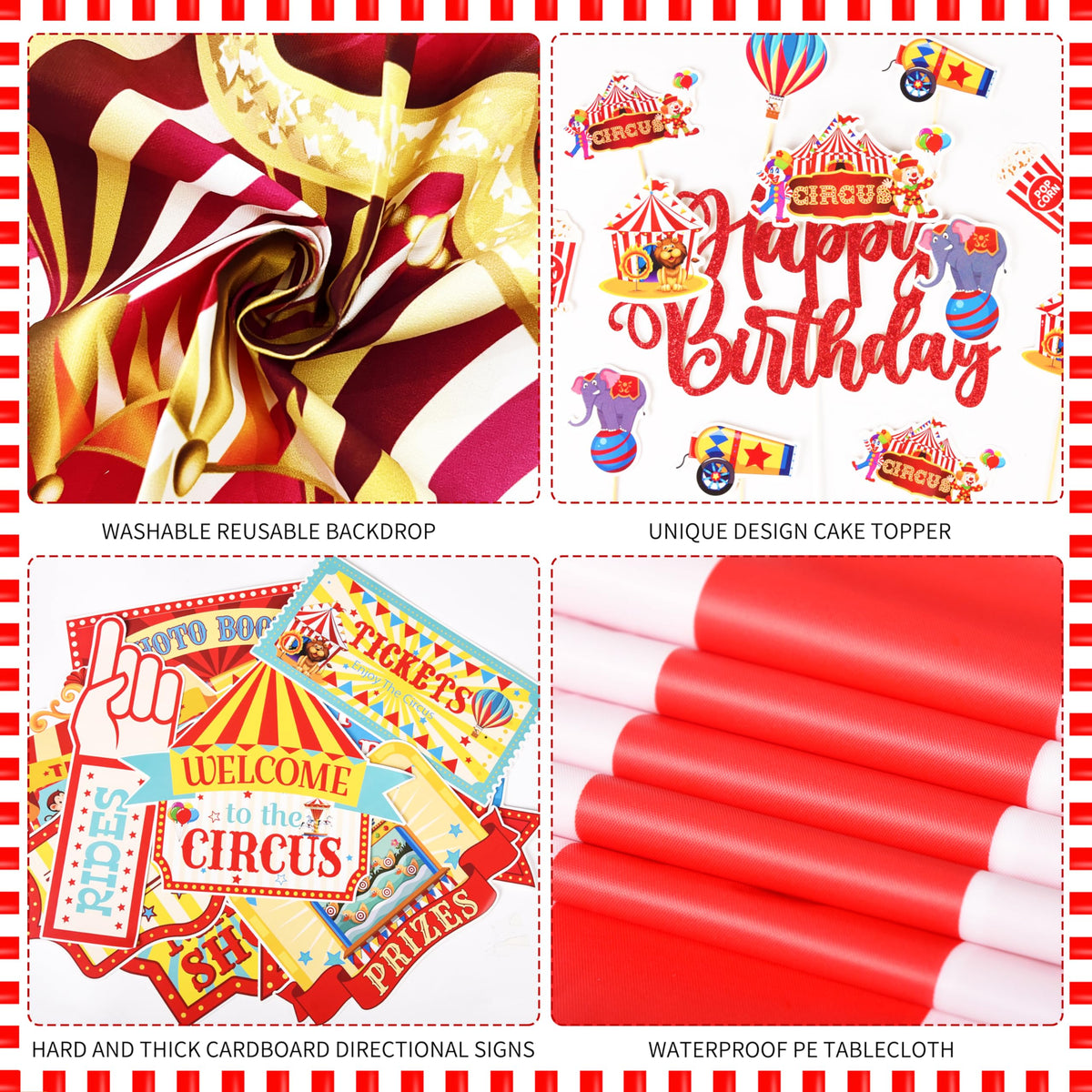 FRIENDISU triangle bunting flags add classic carnival flair to decor.