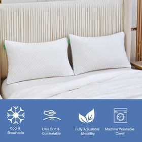 Friendriver vacuum-sealed pack opens to reveal reshaped pillow ready to use.