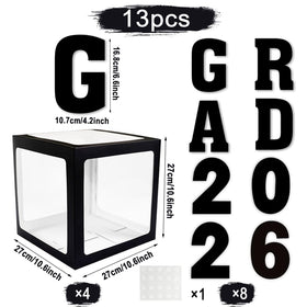Frigg 2026 graduation box set easy-to-assemble backdrop for quick setup.