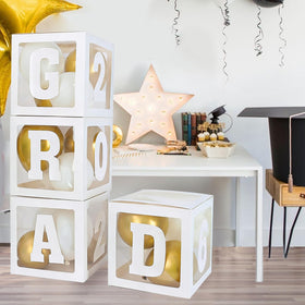 Durable paper construction keeps the display stable for indoor and outdoor events