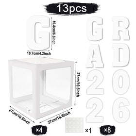 Includes glue dots and flexible design to tailor the letters and digits