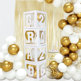 Frigg 4-piece decoration set assembles quickly for a standout graduation setup