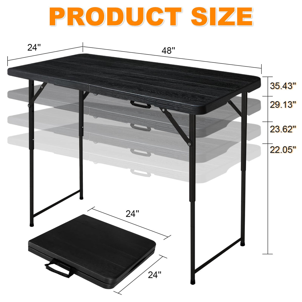 FROASISPRO 4ft folding table honeycomb-top detail for durability and stability.