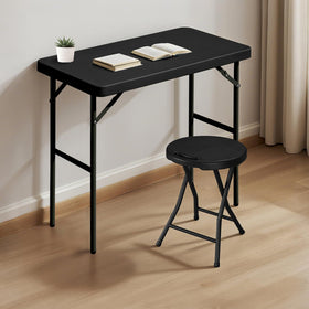 FROASISPRO folding table for indoor use, ideal for gatherings and projects.