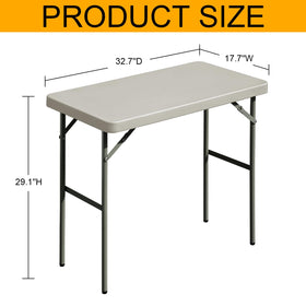FROASISPRO folding table outdoors on patio demonstrates stable surface for outdoor use.