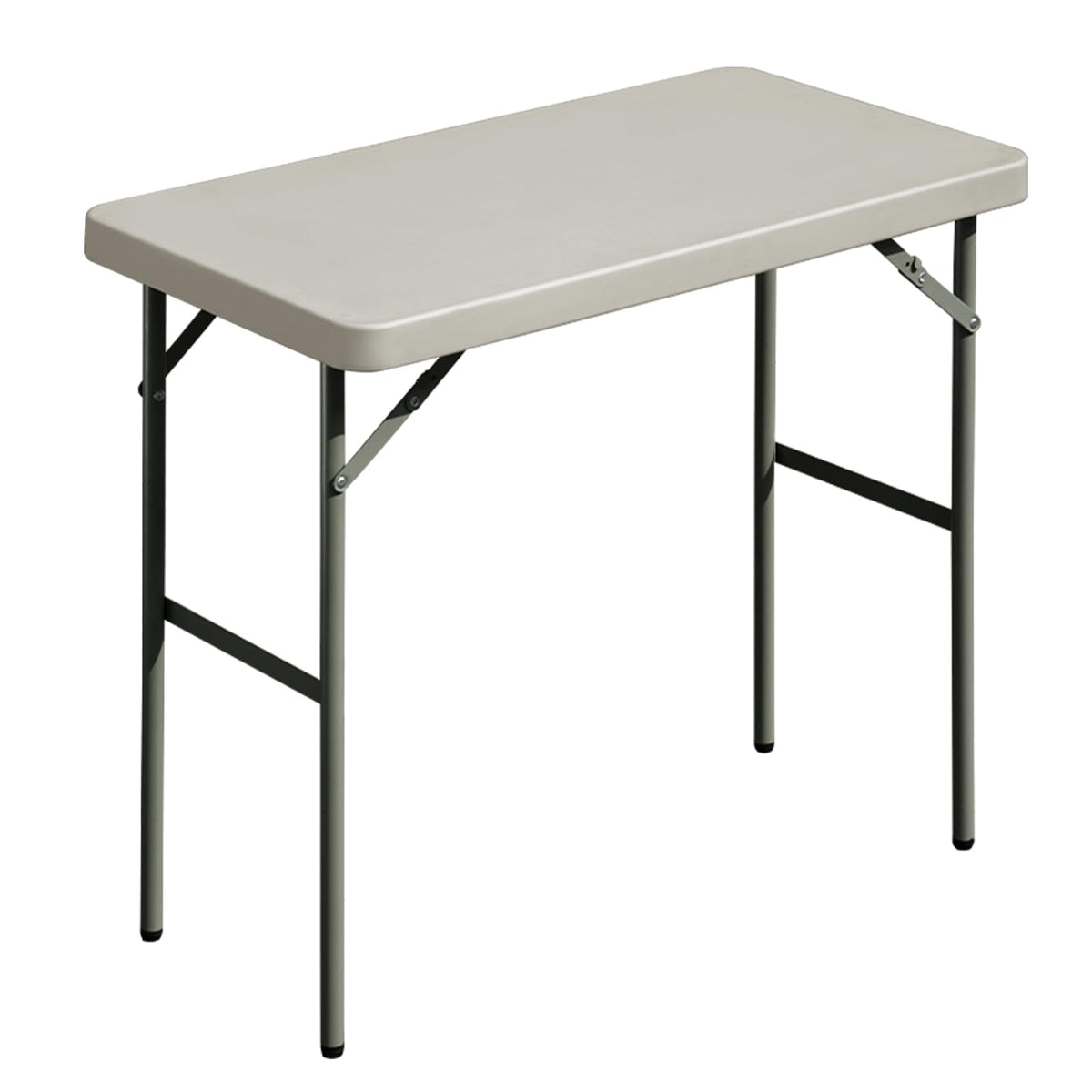 FROASISPRO folding table top view features a sturdy HDPE surface for reliable event setup.