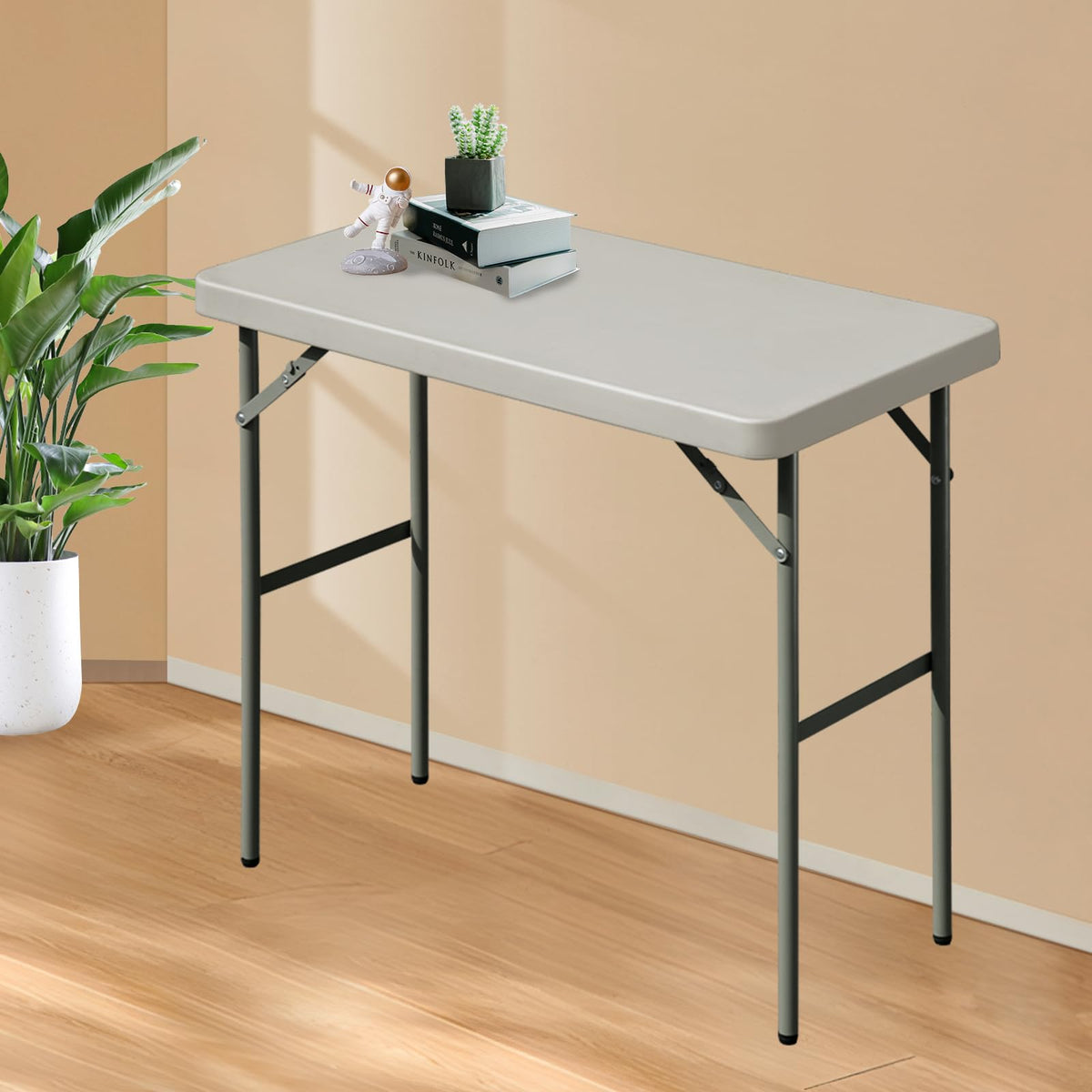 FROASISPRO folding table setup without tools enables quick assembly.