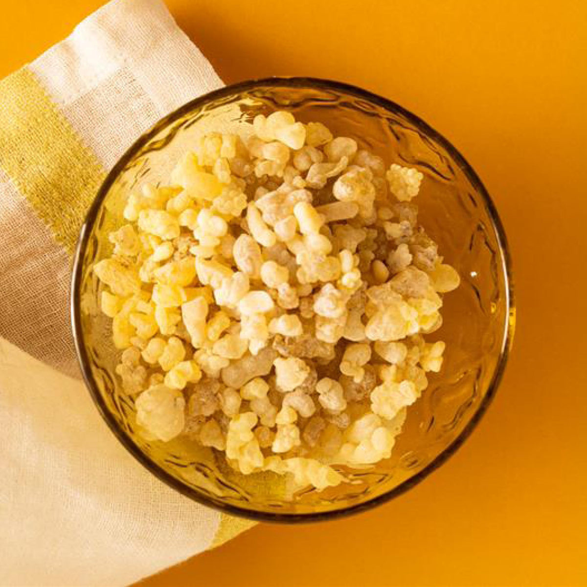 Frontier Co-op Frankincense Tears resin close-up, ideal for incense and aromatic blends.