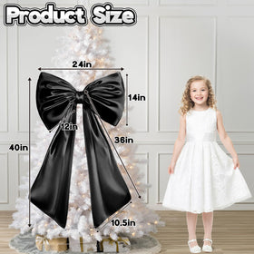 Froova bow decor showing built-in lining preserves shape during display