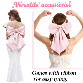 Froova durable reusable satin bow resists sagging for repeated use