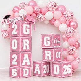 Froova grad theme photo backdrop enhances party visuals