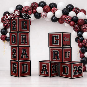 Froova photo-area decor helps spotlight graduates during celebrations